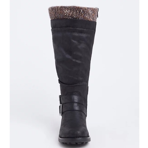 NWT TORRID Wide Width/Wide CALF Sweater Cuff Boots - Picture 2 of 16